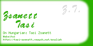 zsanett tasi business card